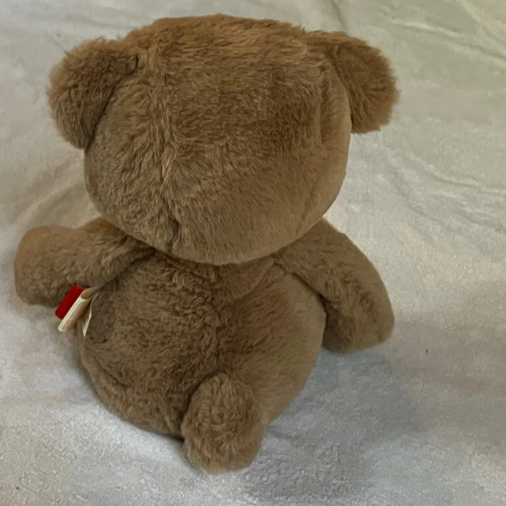 B Softies Teddy Bear Plush Brown Blue Turquoise Paws Stuffed Animal Toy